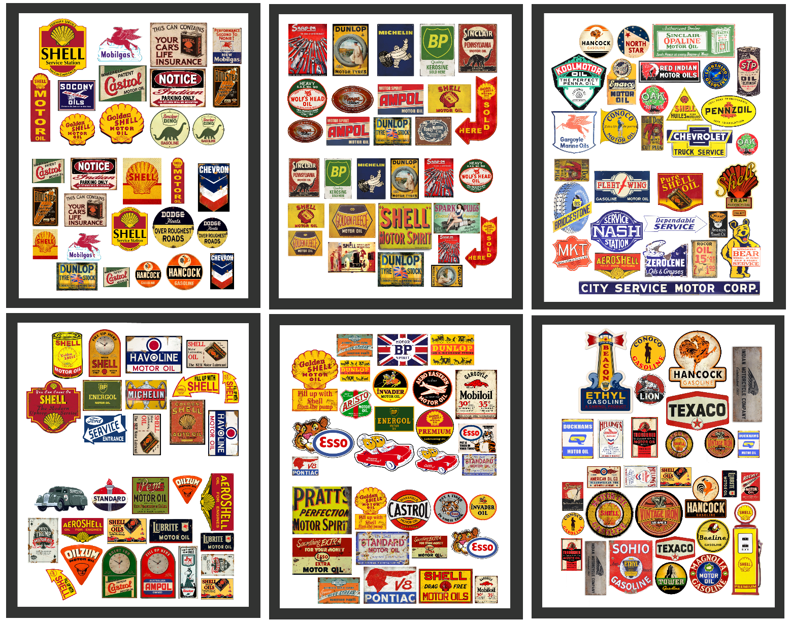 1:18 Maßstab Vorgeschnitten Britisch Auto Logo Garage Zeichen Sticker Modell 7 e