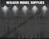 1:18 Scale (3xA4) Garage wall - Peel and Apply decal sticker. Set 37