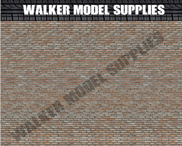 1:18 Scale (3xA4) Garage wall - Peel and Apply decal sticker. Set 38