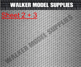 1:18 Scale (3xA4) Garage wall - Peel and Apply decal sticker. Set 48