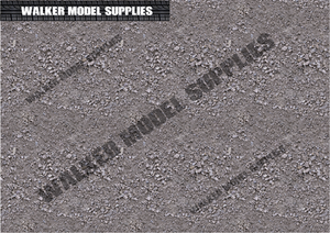 1:18 scale (3xA4) Garage floor - Peel and Apply sticker. Set 15